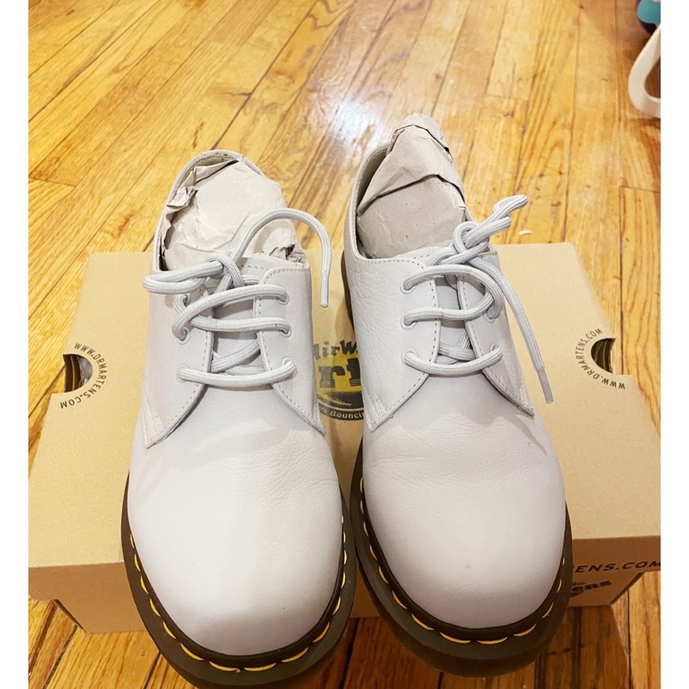 Dr. Martens 1461 Women's Virginia leather Oxford Shoes blue moon | baby blue |